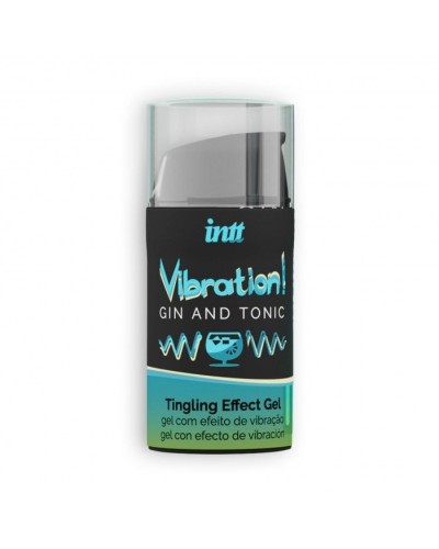 Жидкий вибратор Intt Vibration Gin Tonic (15 мл) EXTRA GREEN