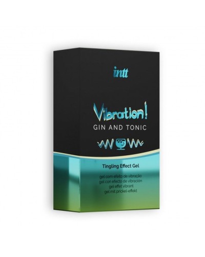 Жидкий вибратор Intt Vibration Gin Tonic (15 мл) EXTRA GREEN