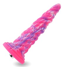 Фантазійний фалоімітатор 10.12″ для секс-машин Hismith Silicone Dildo rose Monster Series, система K