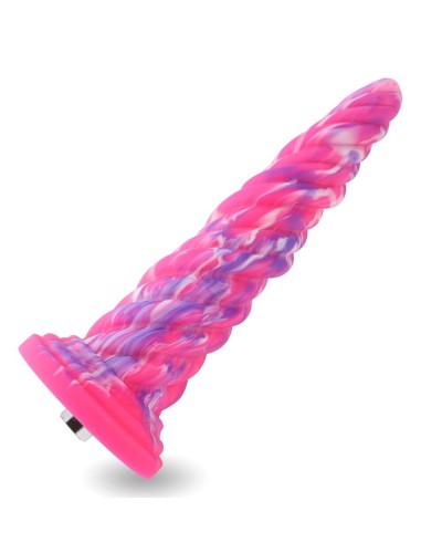 Фантазійний фалоімітатор 10.12″ для секс-машин Hismith Silicone Dildo rose Monster Series, система K