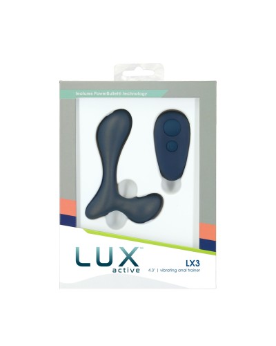 Вибромассажер простаты Lux Active LX3 Vibrating Anal Trainer, пульт ДУ