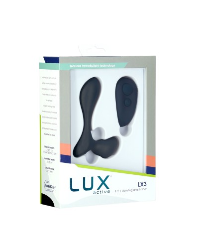 Вибромассажер простаты Lux Active LX3 Vibrating Anal Trainer, пульт ДУ