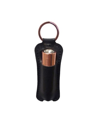 Вибропуля PowerBullet First-Class Bullet 2.5″ with Key Chain Pouch, Rose Gold, 9 режимов вибрации