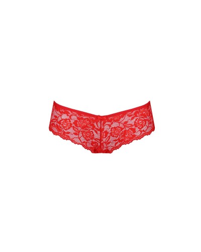 Трусики-бразиліана з квіткового мережива Raja Thong red L/XL - Passion