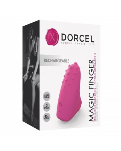 Вібратор на палець Dorcel MAGIC FINGER Rose перезаряджається