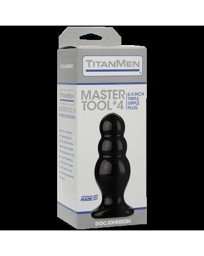 Анальний стимулятор Doc Johnson Titanmen Tools - Master, діаметр 6,6 см