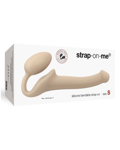 Безремінний страпон Strap-On-Me Flesh S, повністю регульований, діаметр 2,7см