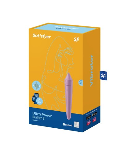 Смарт-минивибратор Satisfyer Ultra Power Bullet 8 Lilac