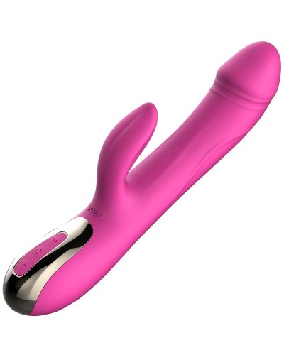 Вібратор-пульсатор Leten Automatical Thrusting Vibrator з підігрівом, що перезаряджається, 10 режимі