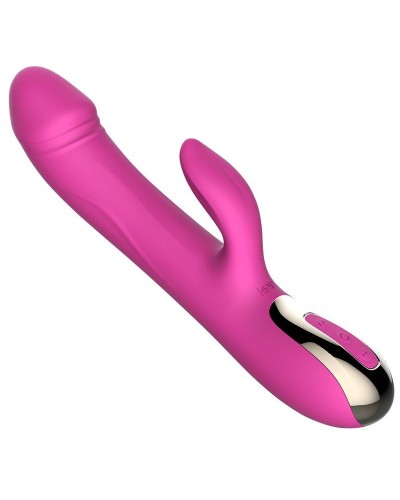 Вібратор-пульсатор Leten Automatical Thrusting Vibrator з підігрівом, що перезаряджається, 10 режимі