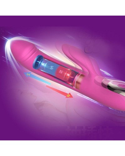 Вібратор-пульсатор Leten Automatical Thrusting Vibrator з підігрівом, що перезаряджається, 10 режимі