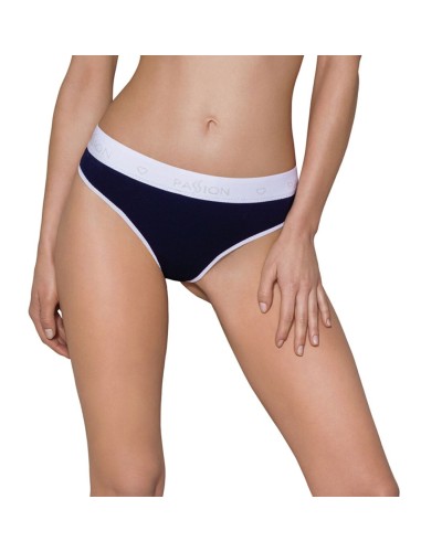 Спортивні трусики-стрінги Passion PS007 PANTIES navy blue, size L