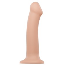 Насадка для страпона Strap-On-Me Dual Density Dildo Flesh L, диаметр 3,7см, двухслойная, гибкая