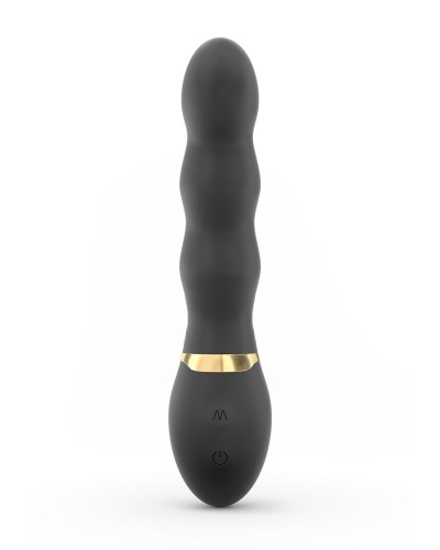 Вібратор ультрастимулювальний Dorcel Too Much Rechargeable Black, гнучкий і потужний, 3 вібромотори