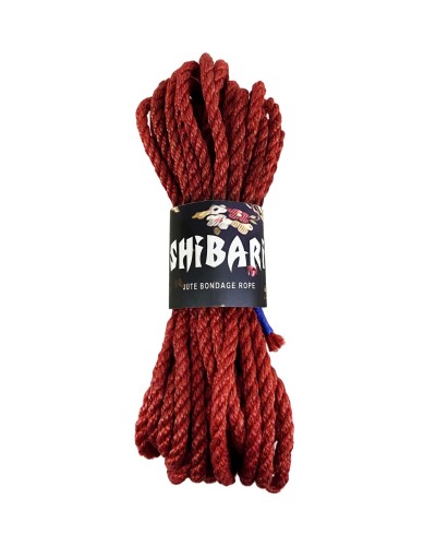 Джутовая веревка для Шибари Feral Feelings Shibari Rope, 8 м красная