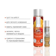 Комплект смакових лубрикантів System JO GWP — Peaches & Cream — Peachy Lips 120 мл & H2O Vanilla 30 