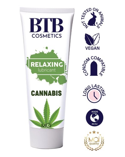 Смазка на водной основе BTB FLAVORED CANNABIS (100 мл)