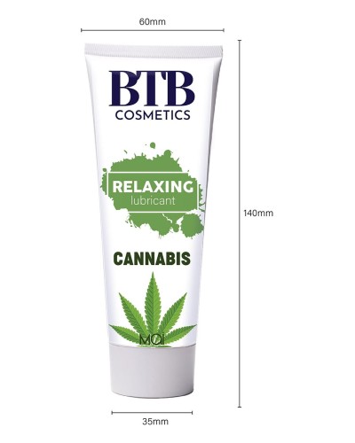 Смазка на водной основе BTB FLAVORED CANNABIS (100 мл)