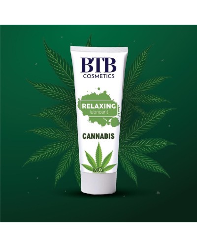 Смазка на водной основе BTB FLAVORED CANNABIS (100 мл)