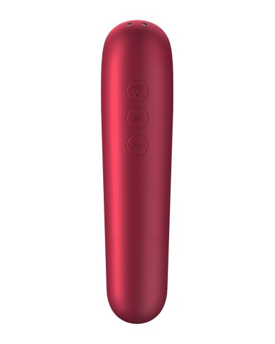 Смарт-вибратор и вакуумный стимулятор 2в1 Satisfyer Dual Love Pink