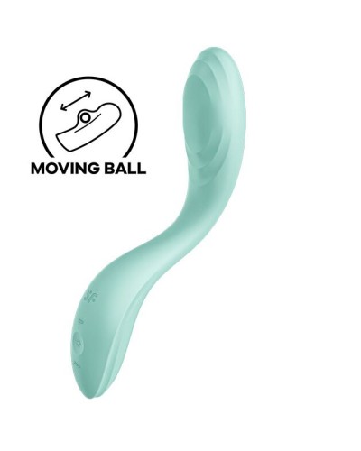 Вібратор із перлинною стимуляцією точки G Satisfyer Rrrolling Pleasure Mint