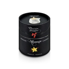 Масажна свічка Plaisirs Secrets Vanilla (80 мл) подарункове паковання, керамічний посуд