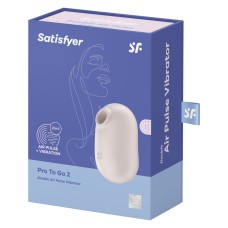Вакуумний стимулятор Satisfyer Pro To Go 2 Beige