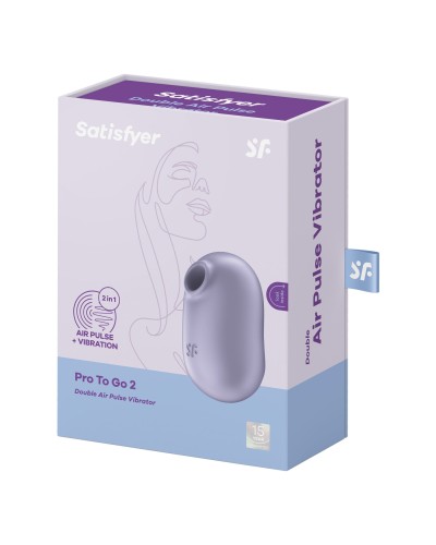 Вакуумный стимулятор Satisfyer Pro To Go 2 Violet