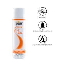 Лубрикант на водной основе pjur Woman Vegan 100 мл, чистый веганский состав, без консервантов