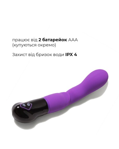 Вибратор Adrien Lastic Nyx, стимуляция точки G и входа во влагалище