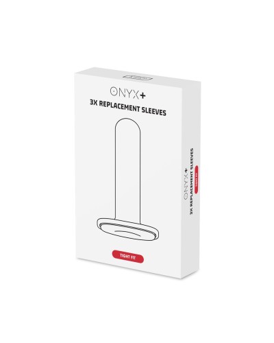 Рукав для Kiiroo Onyx+ Tight (3 шт.), меньший диаметр