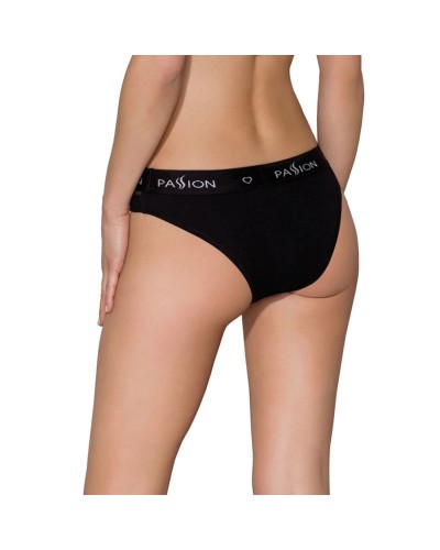 Трусики з прозорою вставкою Passion PS006 PANTIES black, size S