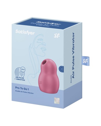 Вакуумный стимулятор Satisfyer Pro To Go 1 Red