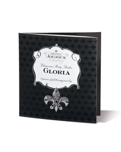 Пэстис из кристаллов Petits Joujoux Gloria set of 3 - Silver, украшение на грудь и вульву