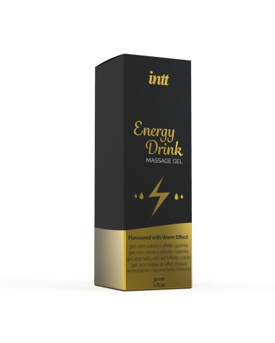 Масажний гель для інтимних зон Intt Energy Drink (30 мл) розігріваючий