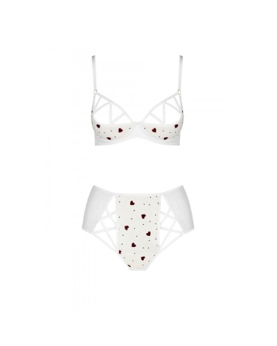 Эротический комплект с рисунком LOVELIA BIKINI white S/M - Passion