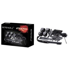 Набор для BDSM MAI Bondage Set, 10 элементов, внутренняя плюшевая отделка
