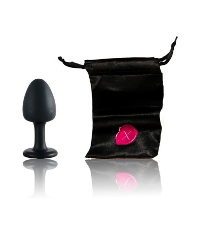 Анальная пробка Dorcel Geisha Plug Ruby L с шариком внутри, создает вибрации, макс. диаметр 4см