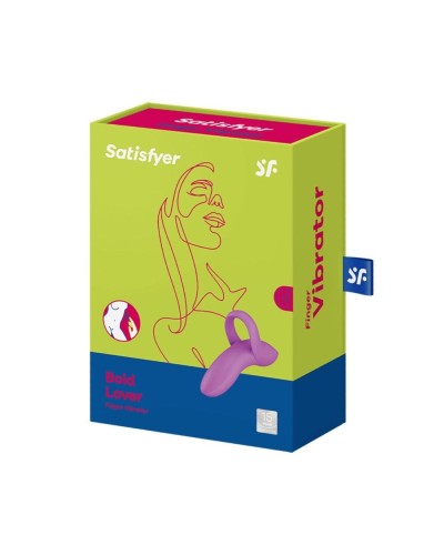 Вібратор на палець Satisfyer Bold Lover Dark Pink, гнучкий