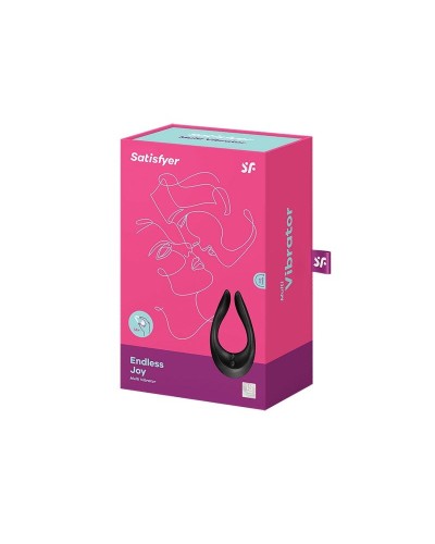 Вібратор для пар Satisfyer Endless Joy Black, 3 незалежні мотори, багатофункціональний