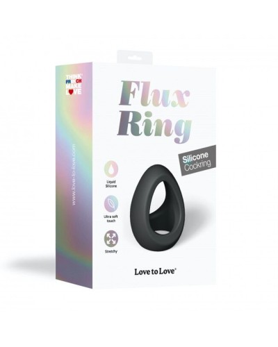 Ерекційне кільце подвійне Love To Love FLUX RING - BLACK ONYX