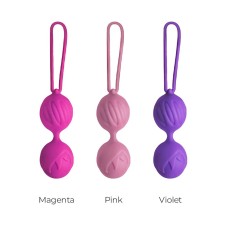 Вагінальні кульки Adrien Lastic Geisha Lastic Balls BIG Violet (L), діаметр 4 см, вага 90 гр