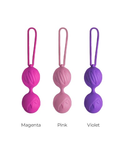 Вагинальные шарики Adrien Lastic Geisha Lastic Balls BIG Violet (L), диаметр 4см, вес 90гр