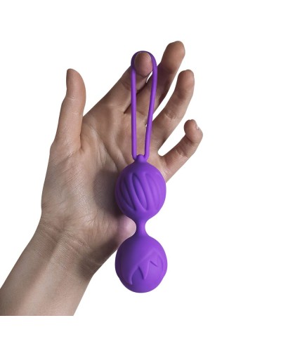 Вагинальные шарики Adrien Lastic Geisha Lastic Balls BIG Violet (L), диаметр 4см, вес 90гр