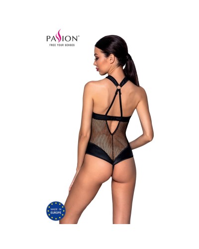 Сетчатый боди с халтером Amanda Body black L/XL - Passion