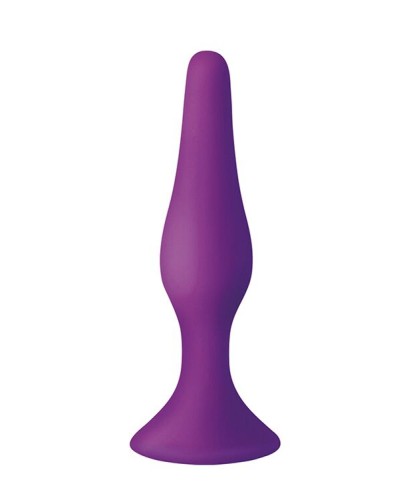 Анальна пробка з присоскою MAI Attraction Toys №34 Purple, довжина 12,5см, діаметр 3,2 см