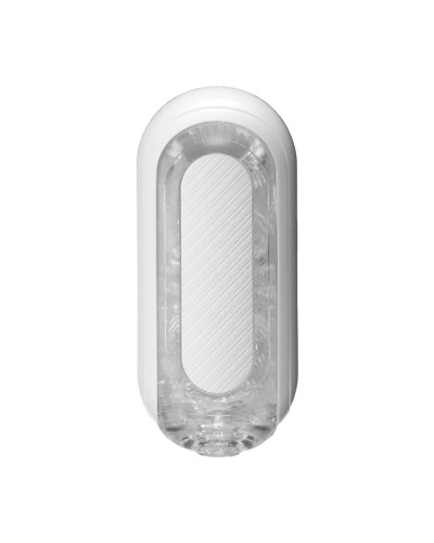 Мастурбатор Tenga Flip Zero GRAVITY White, изменяемая интенсивность стимуляции, раскладной