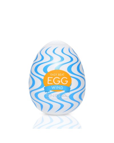 Мастурбатор-яйцо Tenga Egg Wind с зигзагообразным рельефом