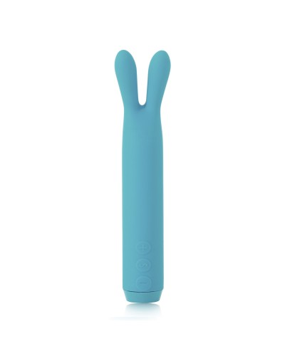 Вібратор з вушками Je Joue - Rabbit Bullet Vibrator Teal, глибока вібрація