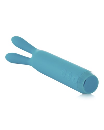 Вібратор з вушками Je Joue - Rabbit Bullet Vibrator Teal, глибока вібрація